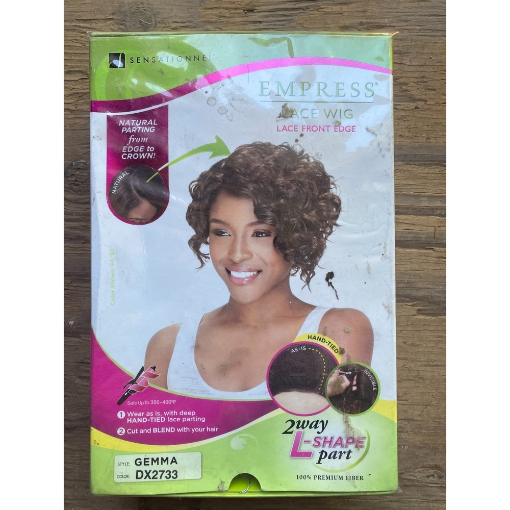 New Sealed Synthetic Lace Front Wig One Size Adjustable Fashion Hairpiece